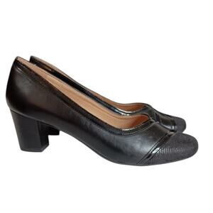 NEW QUATTPO PASSI Comfort Shoes 41/11 Low Heel Pumps Career Office Staple‎ Black
